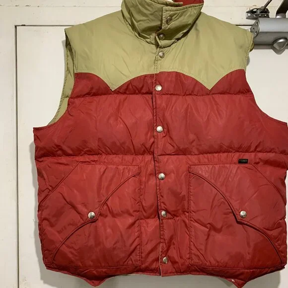 VINTAGE LWL SPORT CHIEF CANADA DOWN FEATHER PUFFER VESTS SIZE L - Picture 3 of 8
